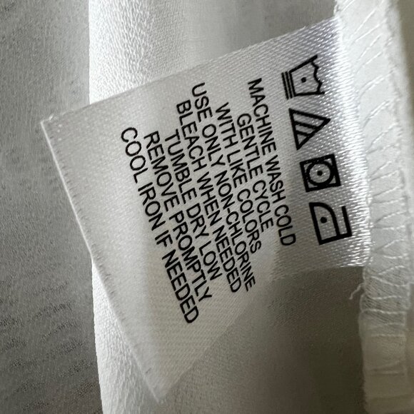 Linea Donatella Satin 2PC Bridal Chemise Ivory Nightgown Set Size L/XL - Picture 9 of 9